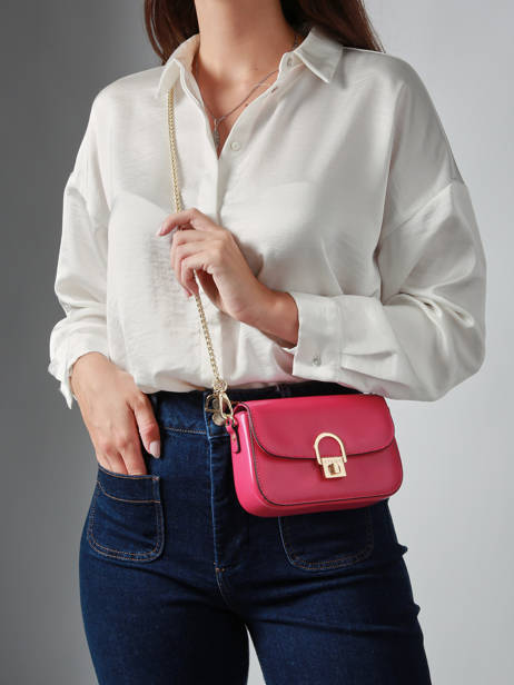 Cross Body Tas Altair Leder Etrier Roze altair EALA134X ander zicht 1